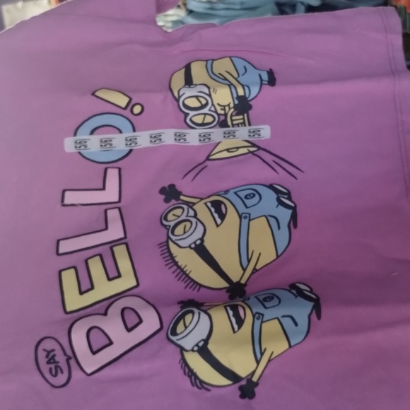 Minions Kids Purple T-Shirt - Picture 2 of 4